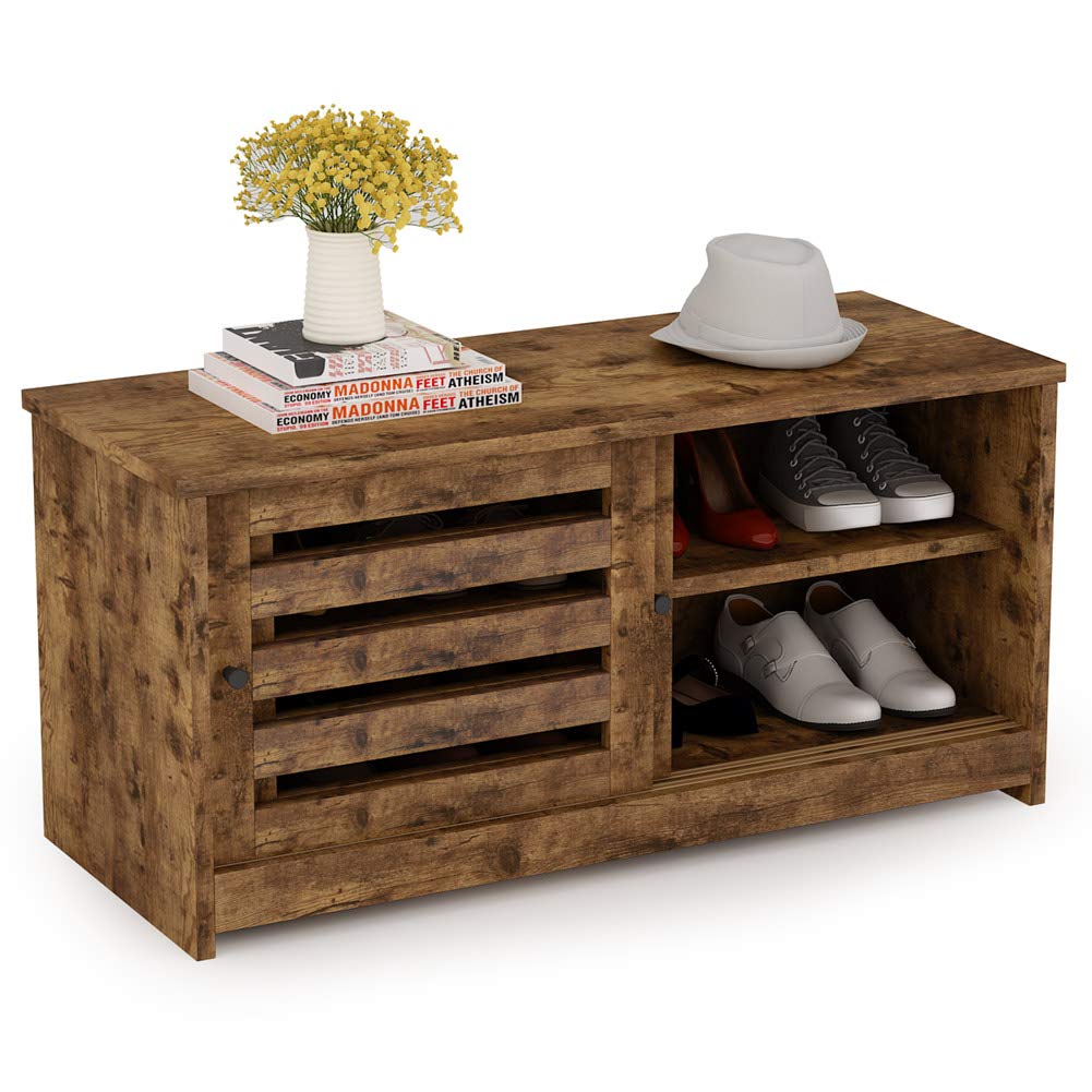 Tribesigns Shoe Rack Bench Shoe Organizer Storage Shelf Shoes Storage