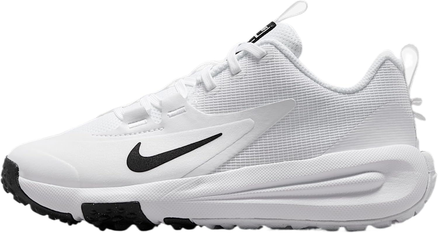 Nike Cross Turf Big Kids' Shoes (White/Black)