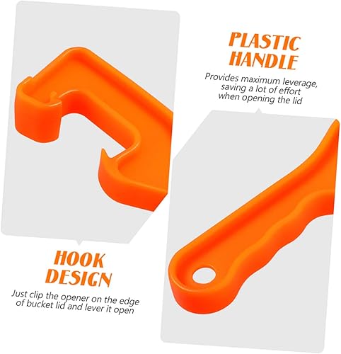 Miniatura 8 de Decapper - Llave universal para cubeta de pintura, herramienta universal para quitar la pintura, herramienta multifuncional, abridores de cubos de