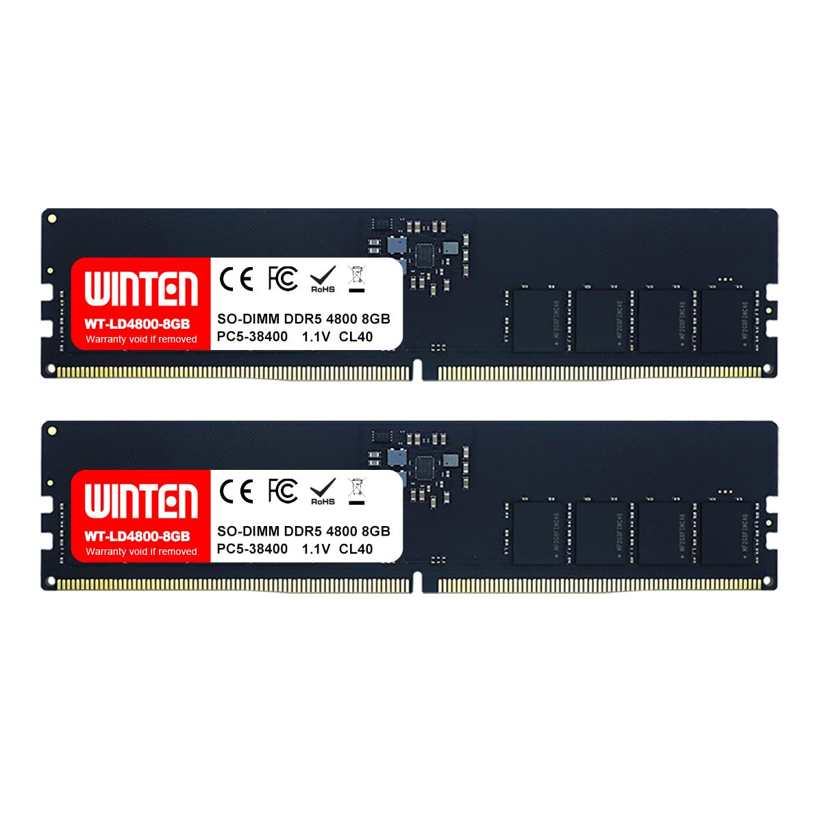Amazon.co.jp: WINTEN デスクトップPC用 メモリ DDR5-4800 16GB（8GB×2