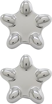 IMM New Genuine Wheel Center Caps Replacement for Plymouth Prowler 4865532AB Fits Chrome Wheels 2 Pack