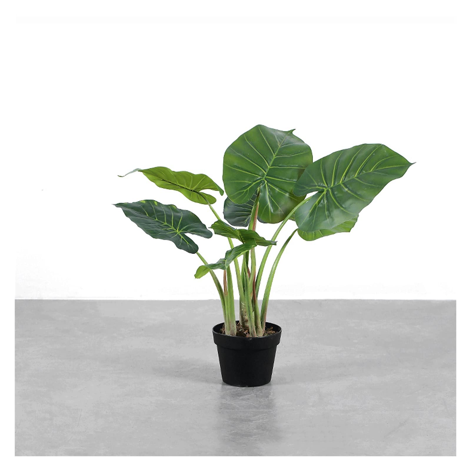 Artificielle Bonsaï Plantes en pot artificielles artificielles magnifiques et détaillées, avec pot en plastique noir, for bureau à domicile en fausse plantes vertes, 31 pouces Plante Artificielles