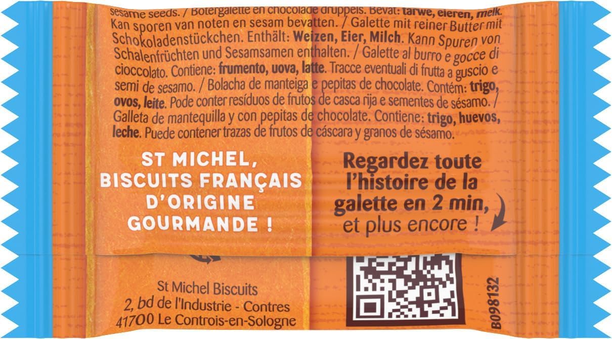 St Michel Pequeña Tortitas con Pepitas de chocolate 400 x 3,5 g 1,4 kg