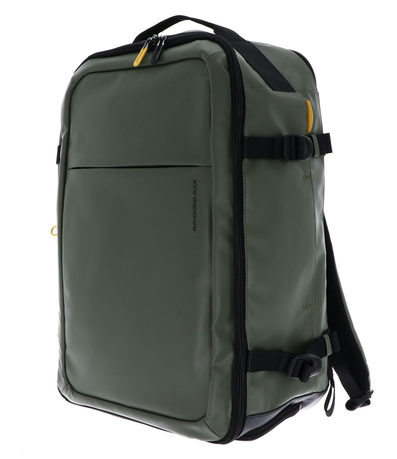 Mandarina Duck zaino per laptop con scomparto per laptop Eco Coated Backpack Pine Green cachi