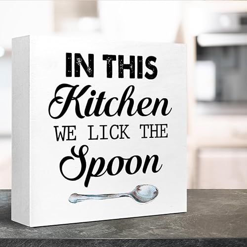 Miniatura 10 de Letrero de madera con texto en inglés Home Sweet Home, Home Sweet Home con diseño rústico de madera para cocina, decoración de caja de madera para