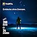 VARTA Taschenlampe LED, Night Cutter Pro F30R, Lampe, Taschenleuchte für Outdoor oder Haushalt, 1500lm, wasserdicht IP67, Luftfahrtaluminium, Präzisionsfokus, inkl. Schlüsselband