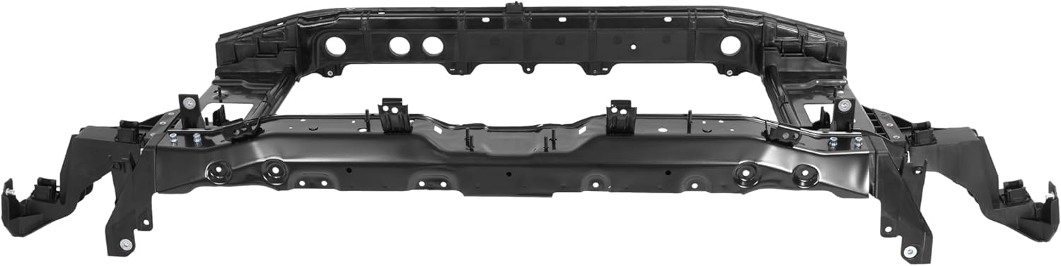 Front Radiator Core Support Assembly Compatible with 2015-2017 Hyundai Sonata Without Hybrid Replacement for HY1225179 64101C2000 Steel Electrophoresis Primed Black