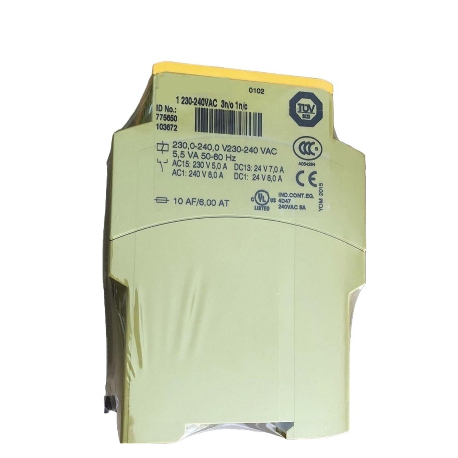CJKXPZMH 1 230-240VAC 3n/o 1n/c 775650 Relay Module