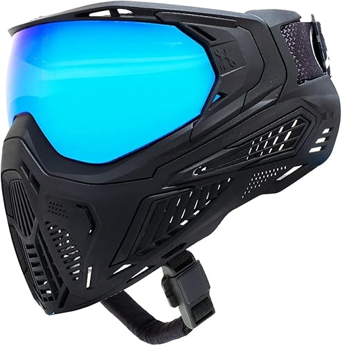 HK Army SLR - Gafas de máscara facial con sistema de lente puro HD antiempañamiento térmico para paintball y airsoft