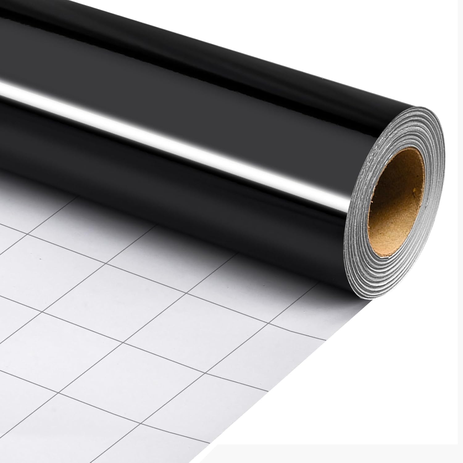 SUPERFAB™ Wrapping Paper Roll Solid Color Gift Wrap Paper Gift Wrapping Paper for Birthday Christmas Father's Day Halloween Graduation Pack of 1 (Black Gloss)-image-25