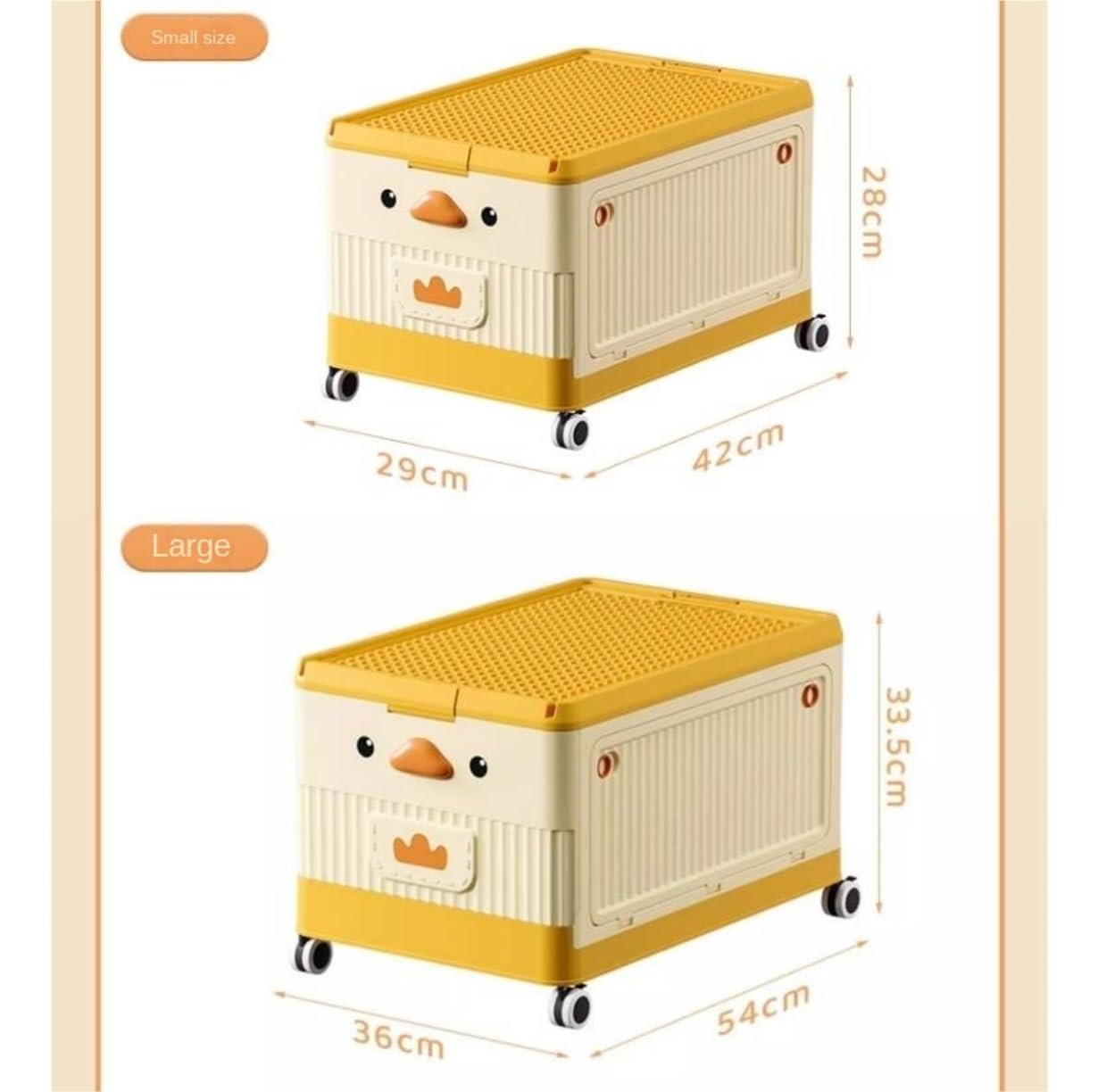Scaffale Portaoggetti, Scatola per Giocattoli in Plastica con Ruote E Coperchio. Contenitore per Giocattoli. Contenitore per Giocattoli per L'organizzazione del Soggiorno, della Camera da Letto della