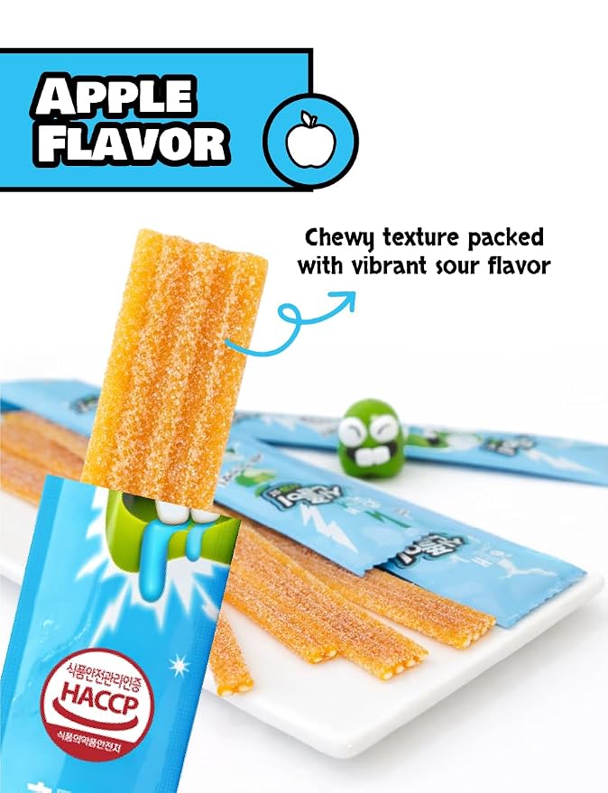 Variedad de Dulces Masticables Ácidos Coreanos miniatura 4