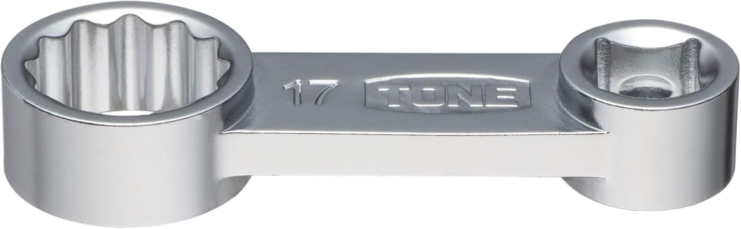 TONE Offset Wrench Adapter FWA3-17 3/8" Inch Drive 17mm