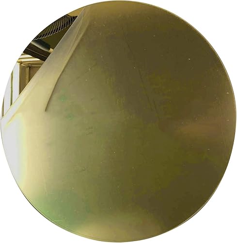 Miniatura 10 de Marketing Holders Discos de espejo redondo en blanco de 8 pulgadas, bordes lisos, acrílico, azulejos de plexiglás para bricolaje, decoración de