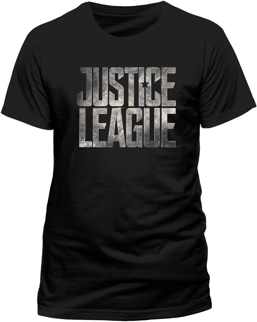 JUSTICE LEAGUEJUSTICE LEAGUE Herren Movie-Logo T-Shirt