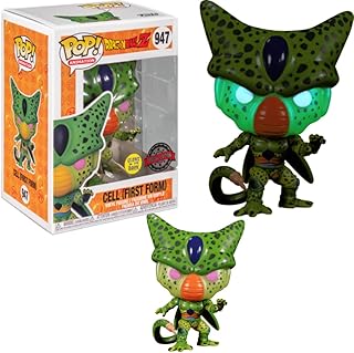 Funko POP! Animation: Dragon Ball Z - Cell (First Form) (Glow in Dark) - Walmart Exclusive