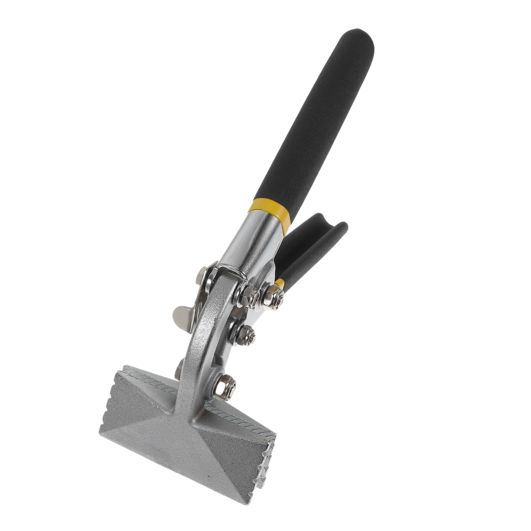 UKCOCO Cintreuse Manuelle pour Tôles en Acier Poignée Antidérapante Double Couche et Mâchoire Droite pour Pliage et Sertissage Précis des Métaux