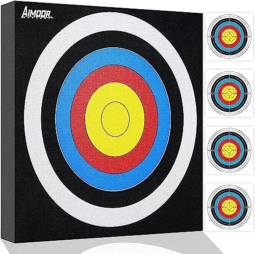 Aimdor Archery Target EVA Foam Target-Printed Target Arrow Target Square Target Youth Archery Arrow Target Practice Target Hunting Target