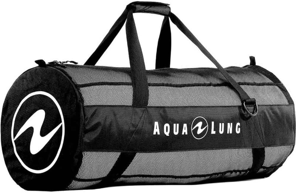 Aqua Lung Adventurer Mesh Duffel Bag, Black