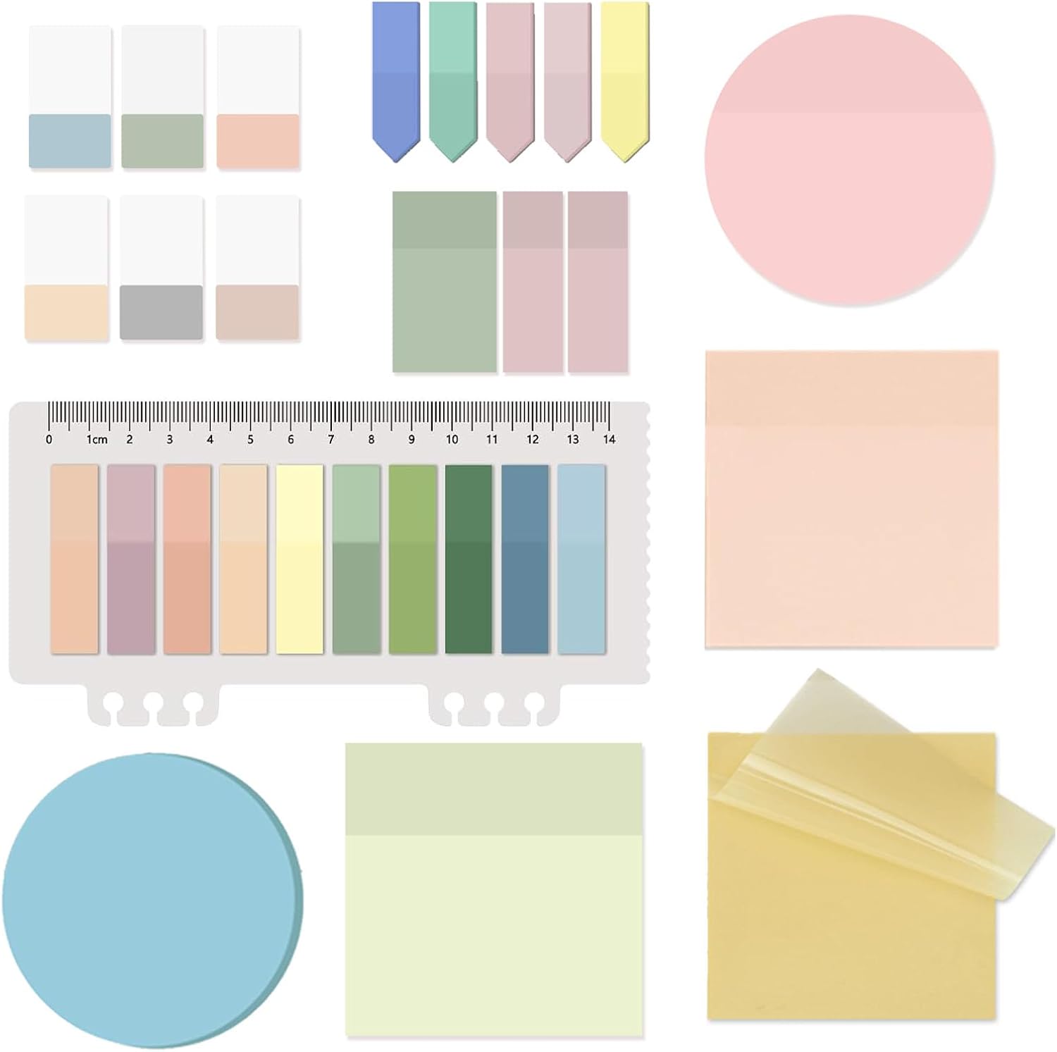820 Sheets Transparent Bible Stiy Notes, Waterproof Clear Stiy Notes,