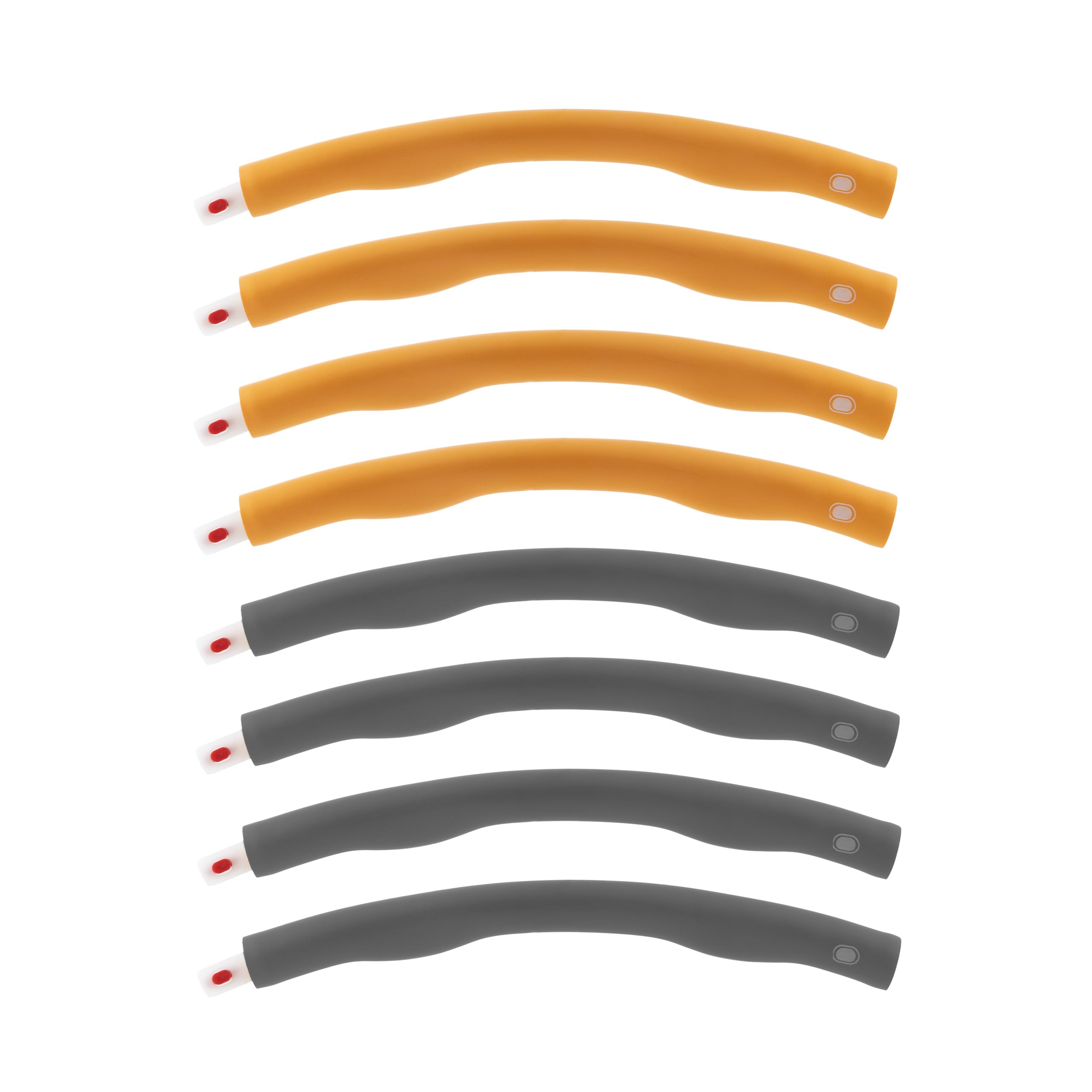 InnovaGoods - Anneau de Fitness O-Waist Démontable et Recouvert de Mousse, Aide à Affiner Jambes et Taille, Adaptable 3 Diamètres, pour Pilates Yoga Gym, Orange, Taille 1, Mousse