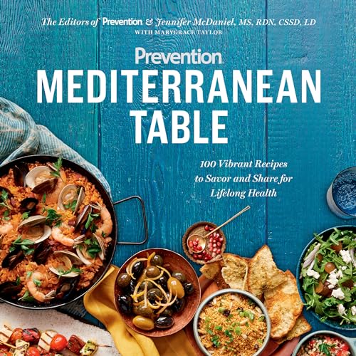 Rodale 9781635650228 Prevention Mediterranean Table: 100 Vibrant Recipes To Savor And Share cover