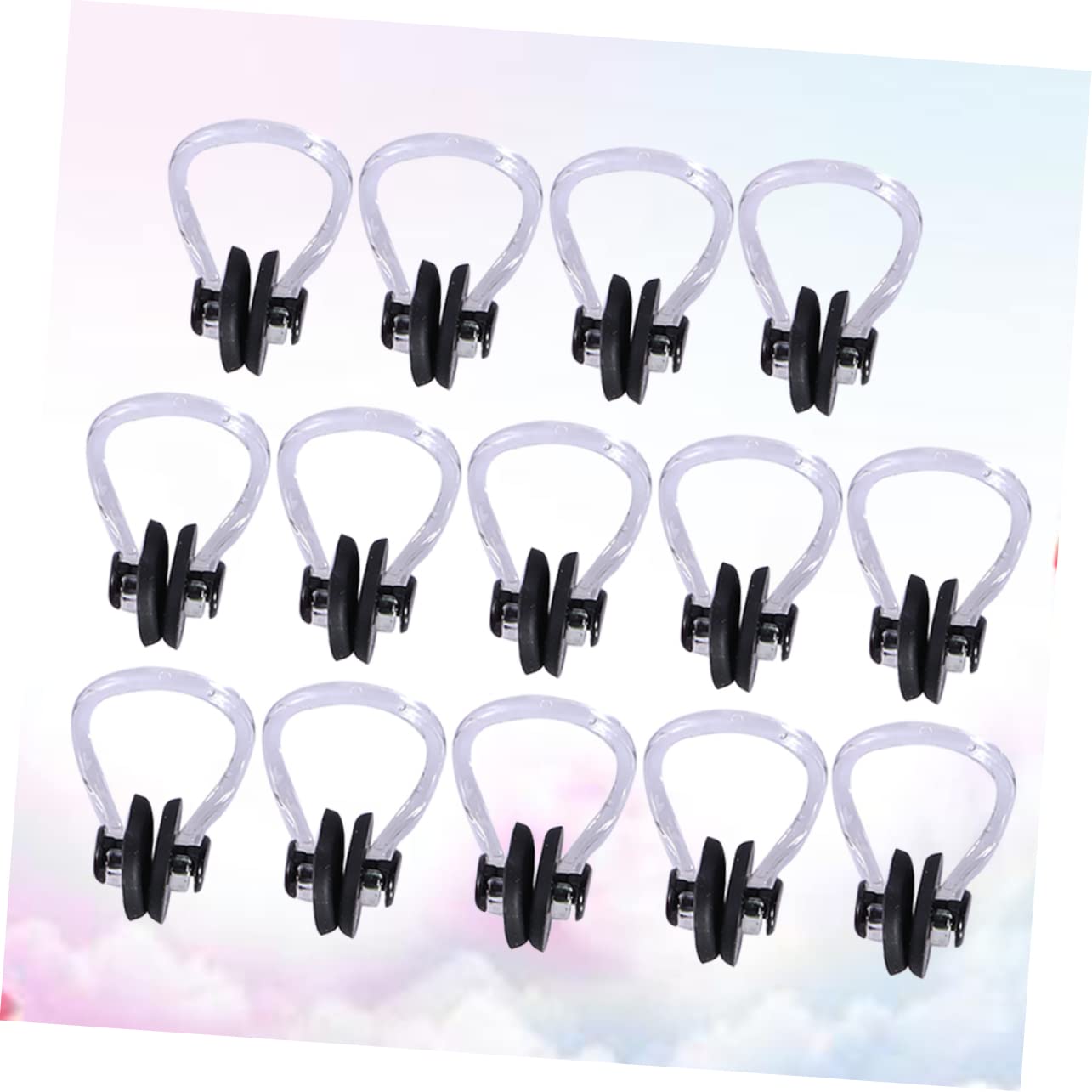 balacoo Silicone Nose Clips for Swimming 14 Pack Padded and Comfortable Water-Resistant for Pool and Diving Activities