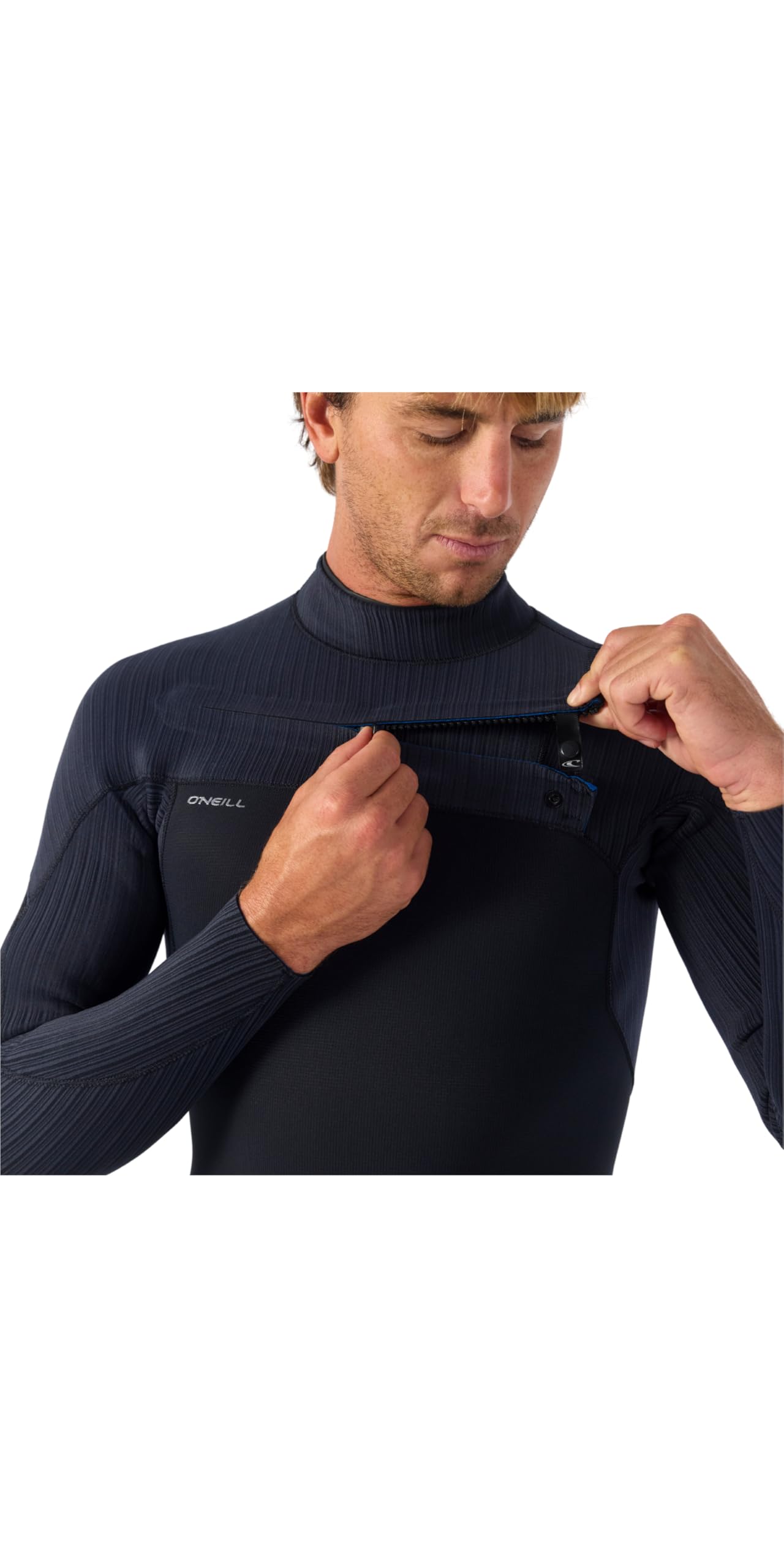 O'NEILL 2026 Hommes Hyperfreak 3/2+mm Chest Zip Combinaison Néoprène 5343 - Black