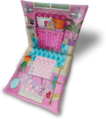 Miniatura 3 de Riley Blake Colección de mercancía temática de Barbie, incluyendo apiladores de 5 pulgadas, rolies, paneles y más (Barbie Girl Main Blush 72 x 43