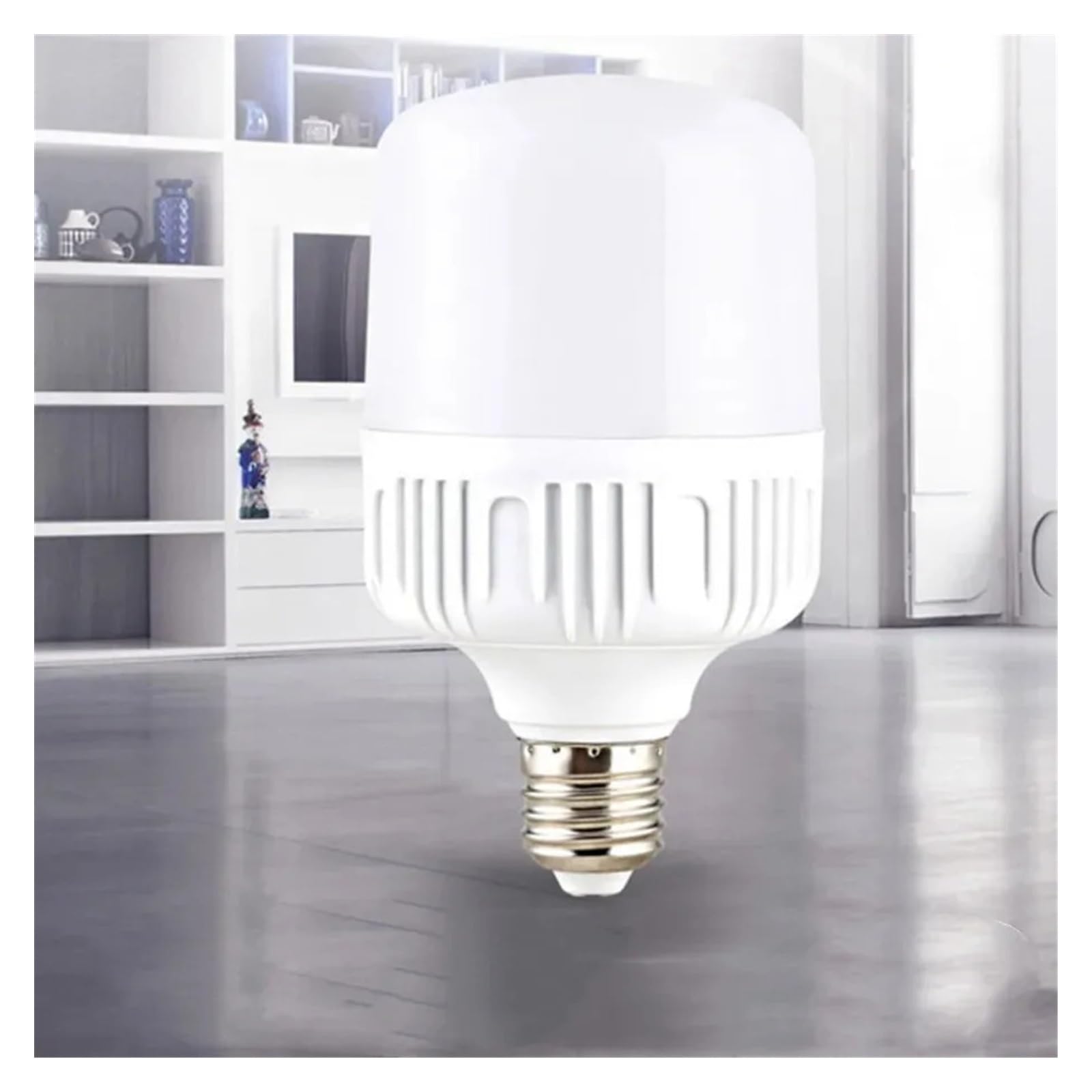 Genérico Bombilla LED E27 de 100 W con Rosca de 220 V, luz Blanca, protección Ocular, sin Parpadeo (40 W).