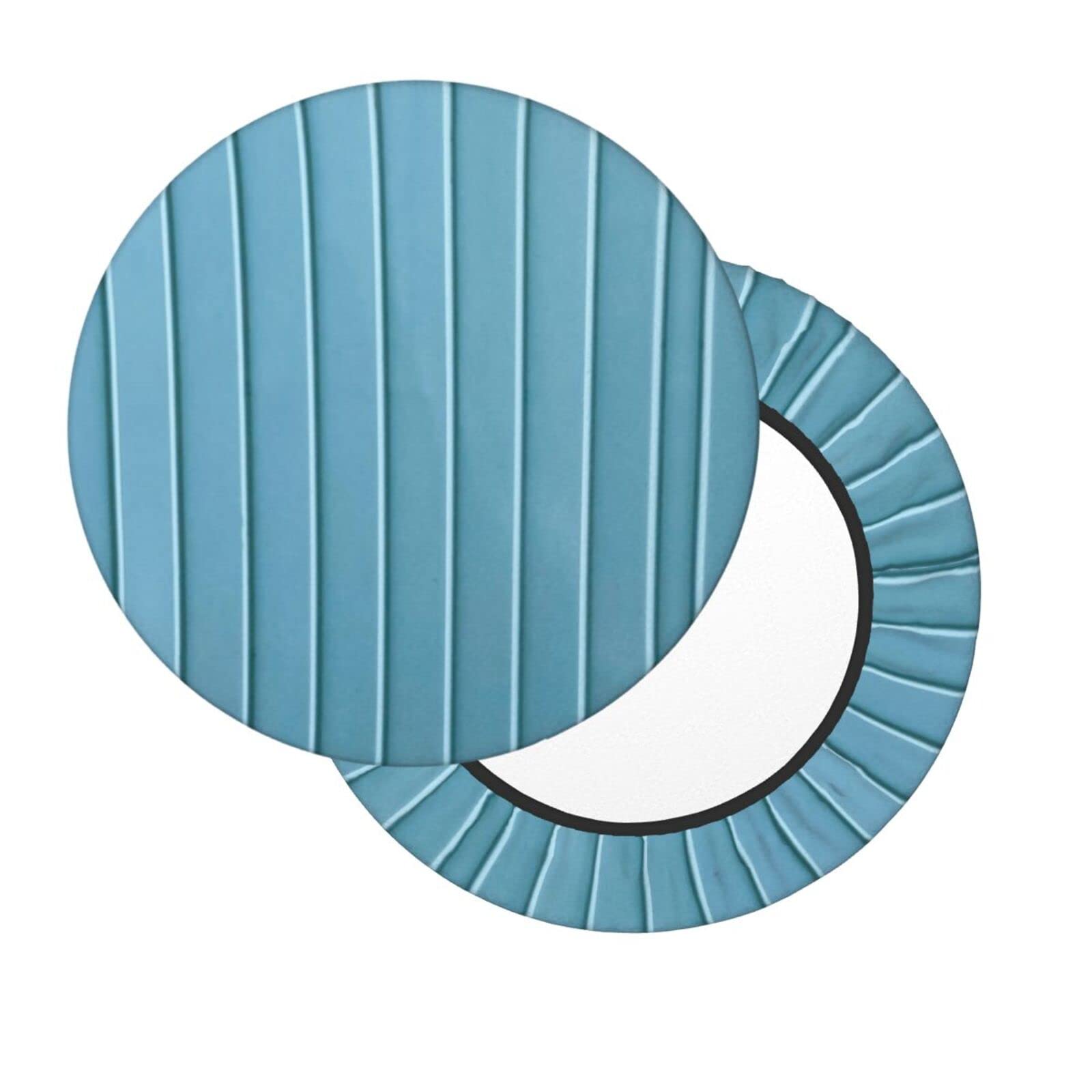 Custom Round Bar Chair Cushion Cover, Personalized Your Name Photo Text Stool Cover Washable Round Chair Case (12/13/14Inch) (14 inch)