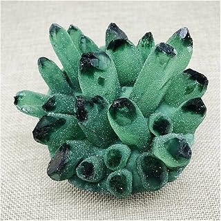 Crystal 1pc Natural Crystals Ghost Quartz Cluster Freeform Reiki Stones Room Home Office Aquarium Decoration Accessories Gemstone Crystal Cluster (Size : 600-650g)