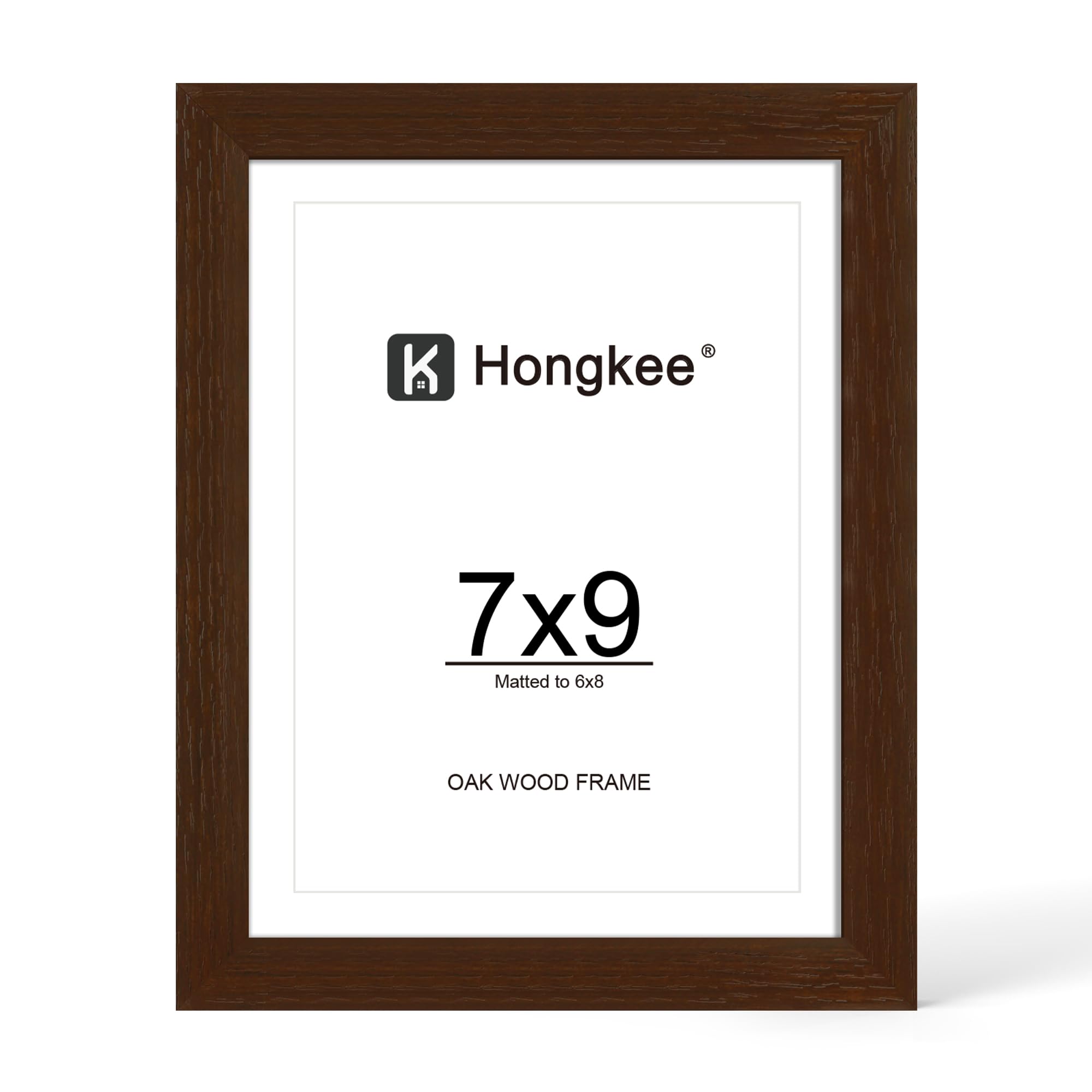 Photo 1 of Hongkee 7x9 Oak Wood Picture Frame