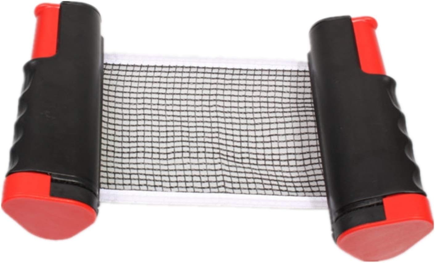Portable Anywhere Ping Pong Post Net Rack Table Sports Mesh, Retractable Table Tennis Net (Color : Orange Blue) (Grey Black) image 5