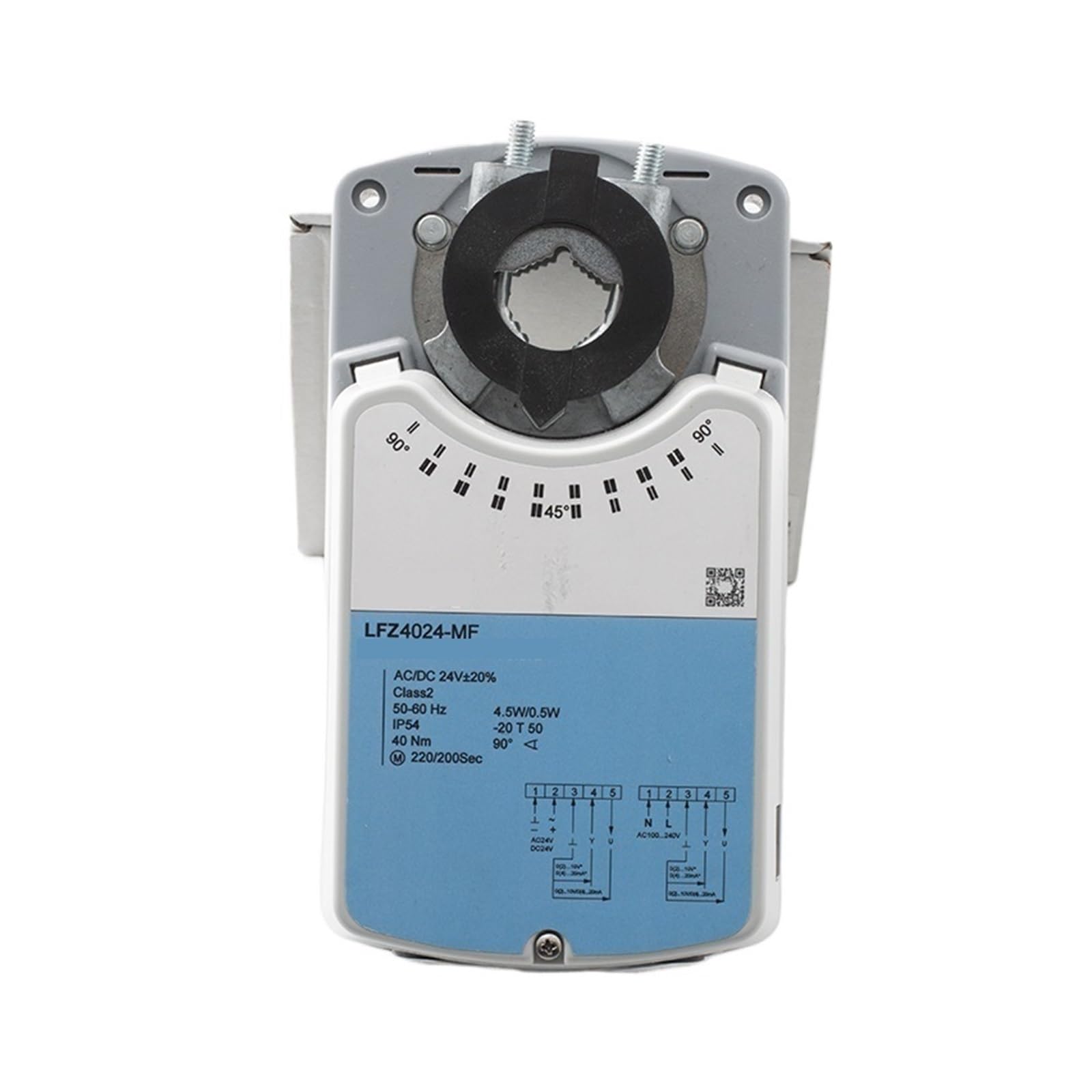 Actuador de válvula eléctrica con sistema de control analógico rápido 4-20MA