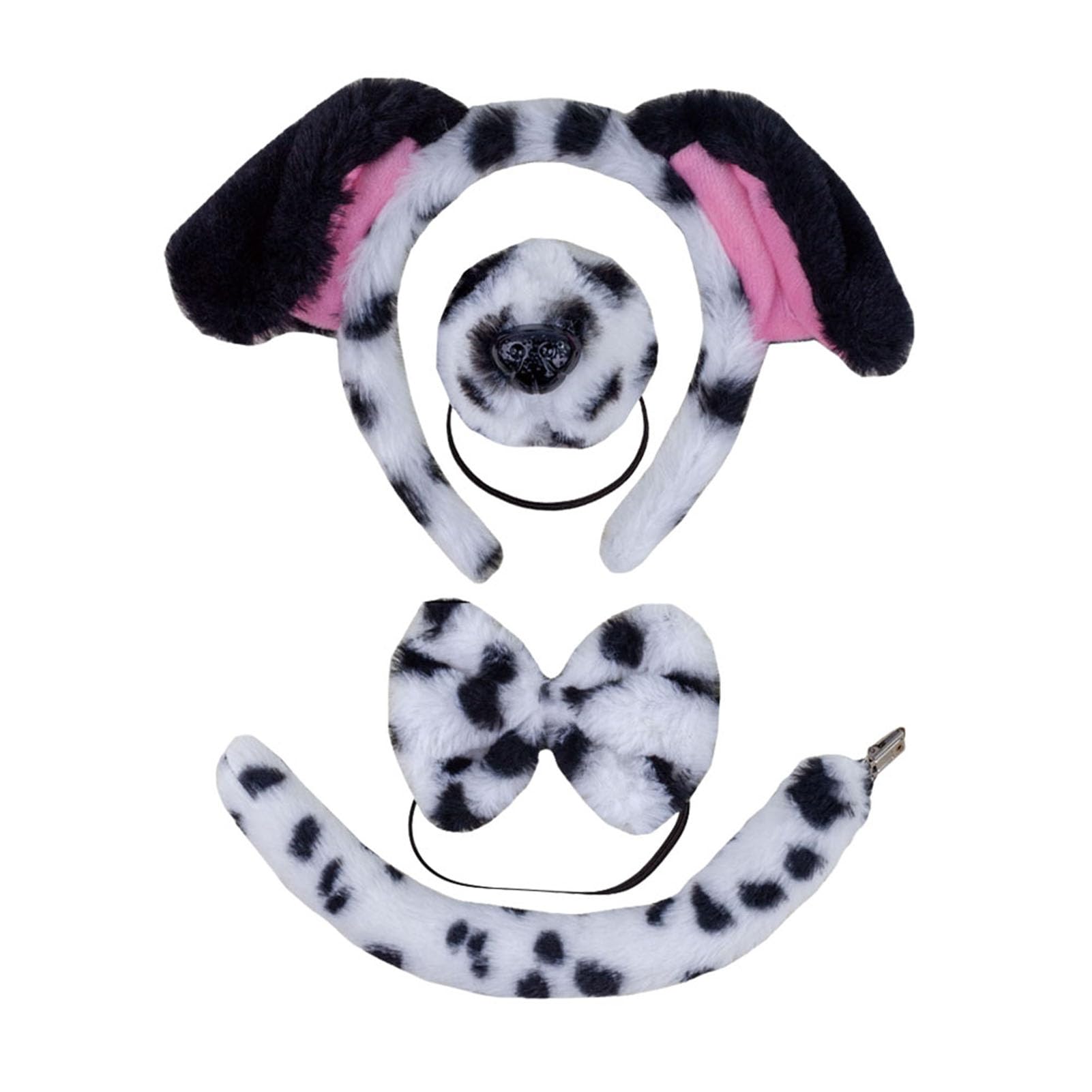 Amazon.co.jp: hatleues 犬耳カチューシャセット ソフトぬいぐるみ耳 2 