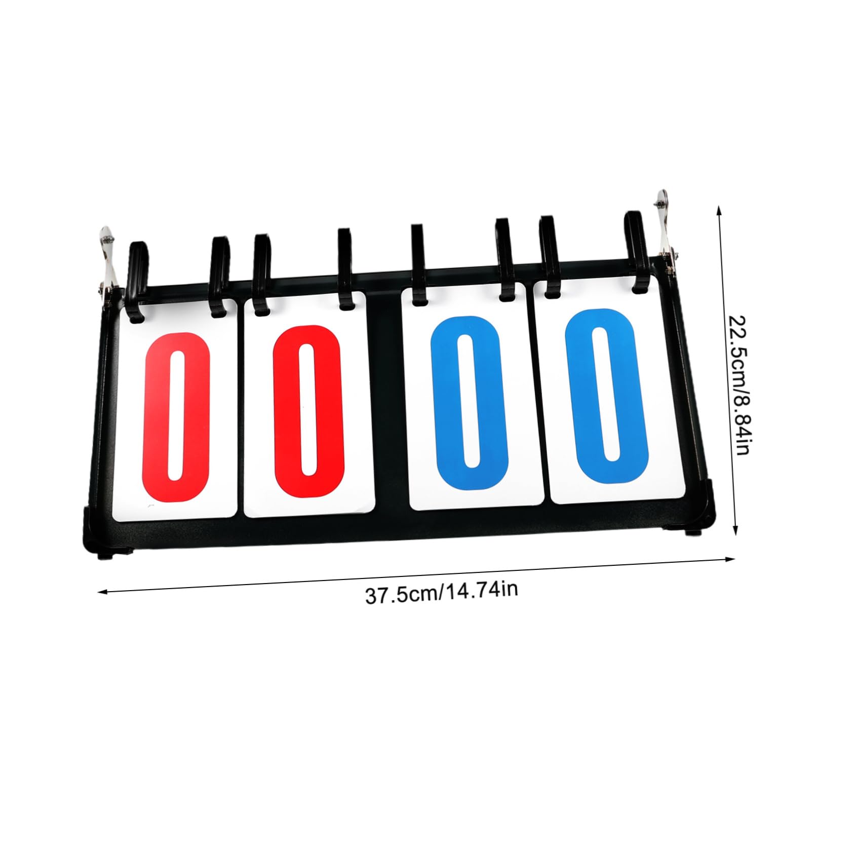 Gogogmee Sports Scoreboard 4- Baseball Scorekeeper Basketball Scoreboard Portable Reusable Design