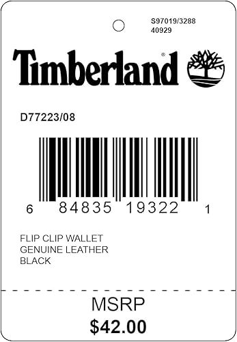 Miniatura 8 de Timberland Mens Slim Leather Front Pocket Credit Card Holder Wallet