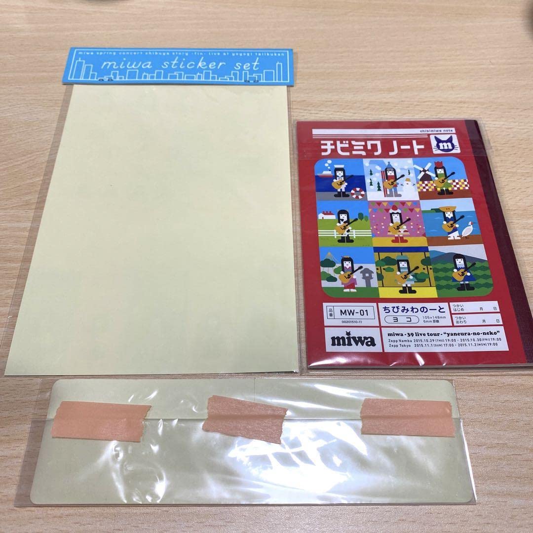 Amazon.co.jp: miwa ステッカーセット チビミワノート : おもちゃ