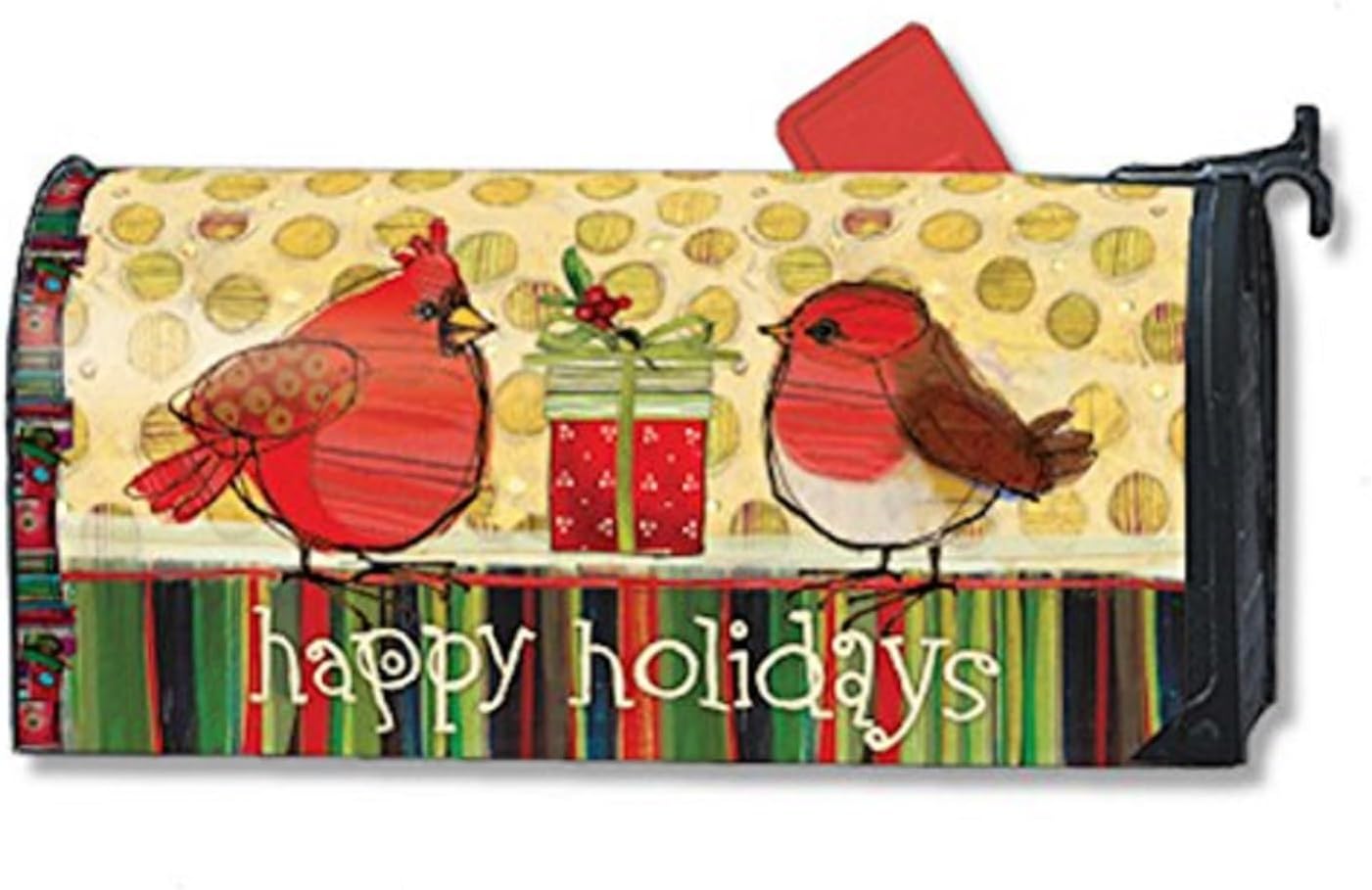 MailWraps Happy Holidays Cardinal Mail Box Cover 01054