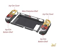 Vista 2 de MUDEVIL Protective Case for Nintendo Switch Captain America's Shield Anti-Scratch Shockproof Slim Cover Case for Nitendo Switch and Joy-Con