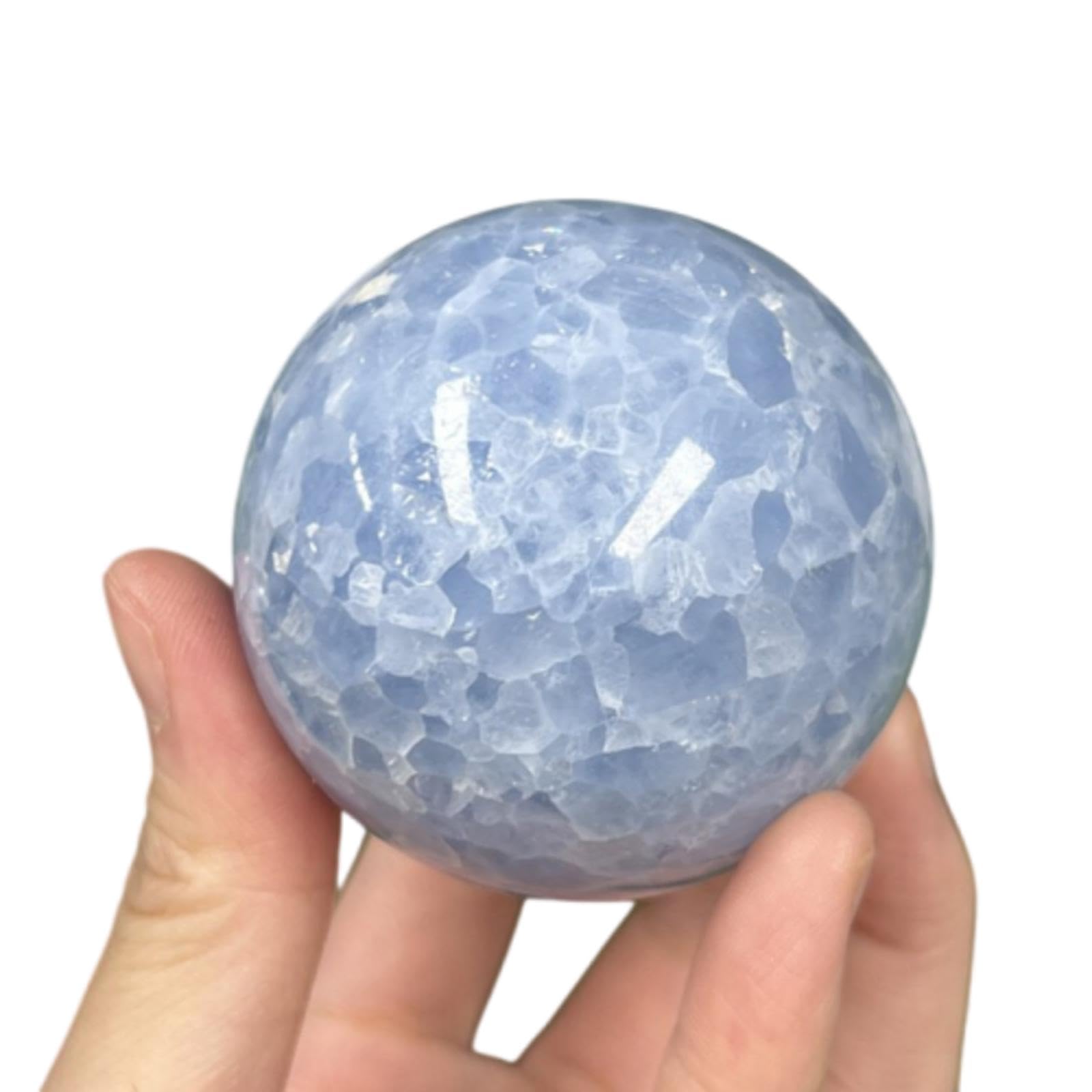 MDBJTCYZN Crystal Lapis Lazuli Ball raw Stone Polished Seven Star Array Home Decoration Feng Shui Ornaments,45mm