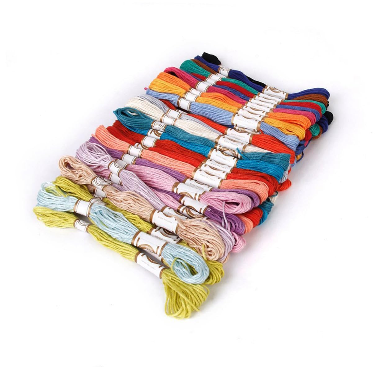 Fil à broder multicolore GRIRIW en coton polyester pour kit de point de croix x100