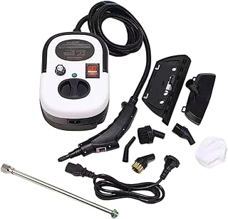 高圧スチームクリーナー,強力 2500W 6段階 高圧 スチーマー - キッチンとバスルーム用のスチームクリーナー - 車内装 窓 自動車用 汚れ 油汚れ お手入れ