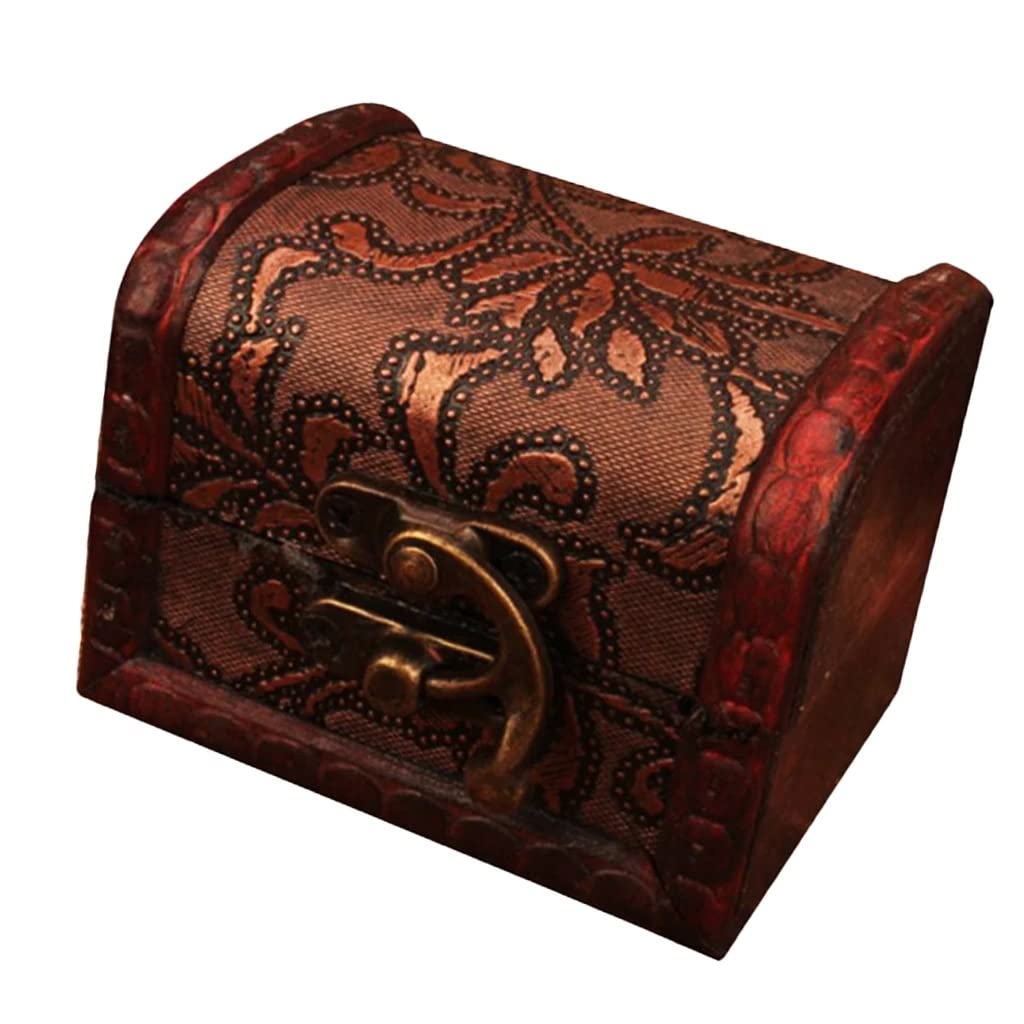 Schmuckschatulle im Vintage-Stil aus Holz, Geschenkbox für Damen/Mädchen Beauty Comes