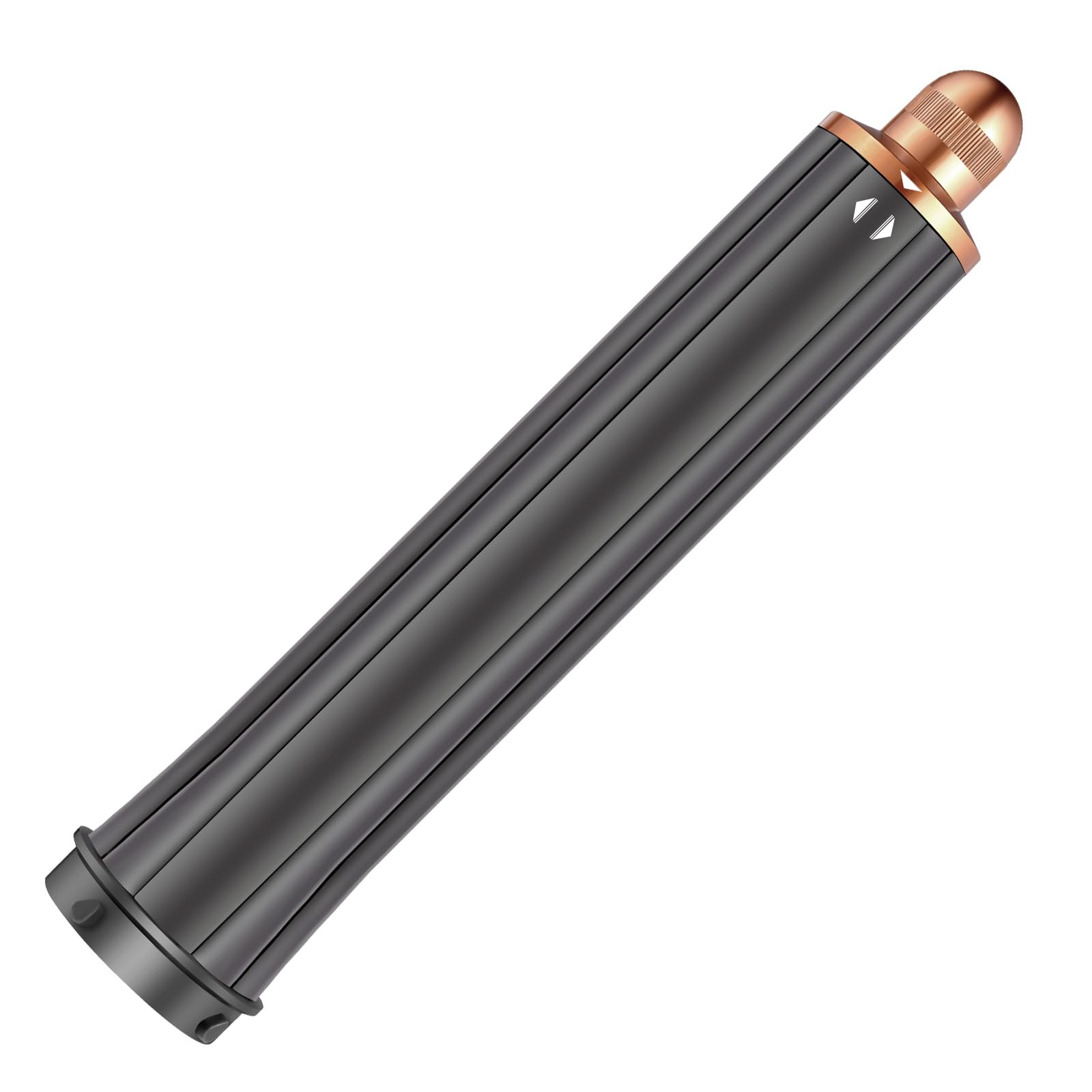30mm/1.2" Hair Long Barrel Attachment for Dyson Airwrap HS01/05/08, Adjustable Bidirectional Auto-Wrap Curling, for Bouncy Curls or Waves, Gold
