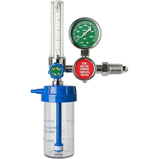 Oxygen Flow Meter with Regulator