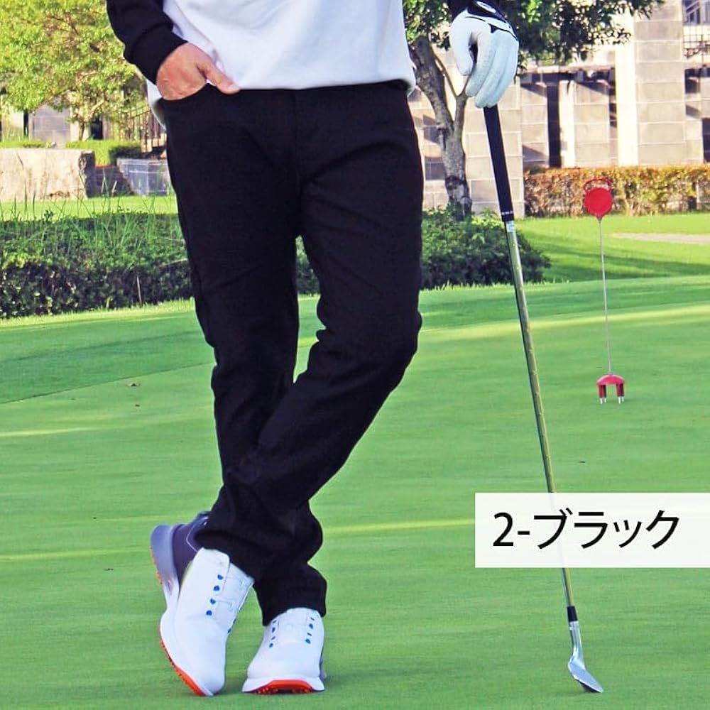Bandel Golf 黒パンツ 防寒裏起毛XXL Bandel Golf 黒パンツ 防寒裏起毛XXL