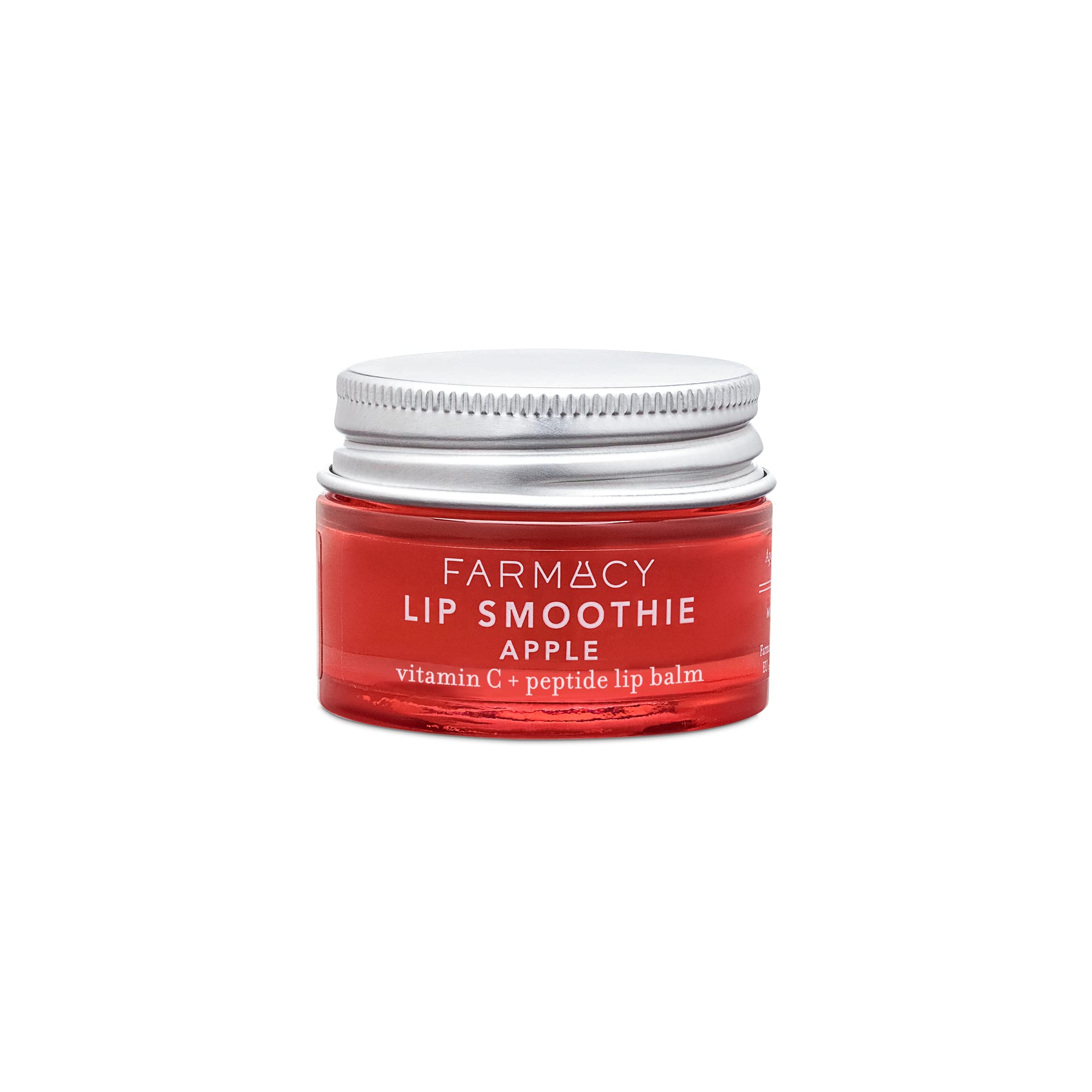 FarmacyLip Smoothie Peptide Lip Balm - Lip Moisturizer & Plumper with Vitamin C - Apple Scented with High Gloss Finish