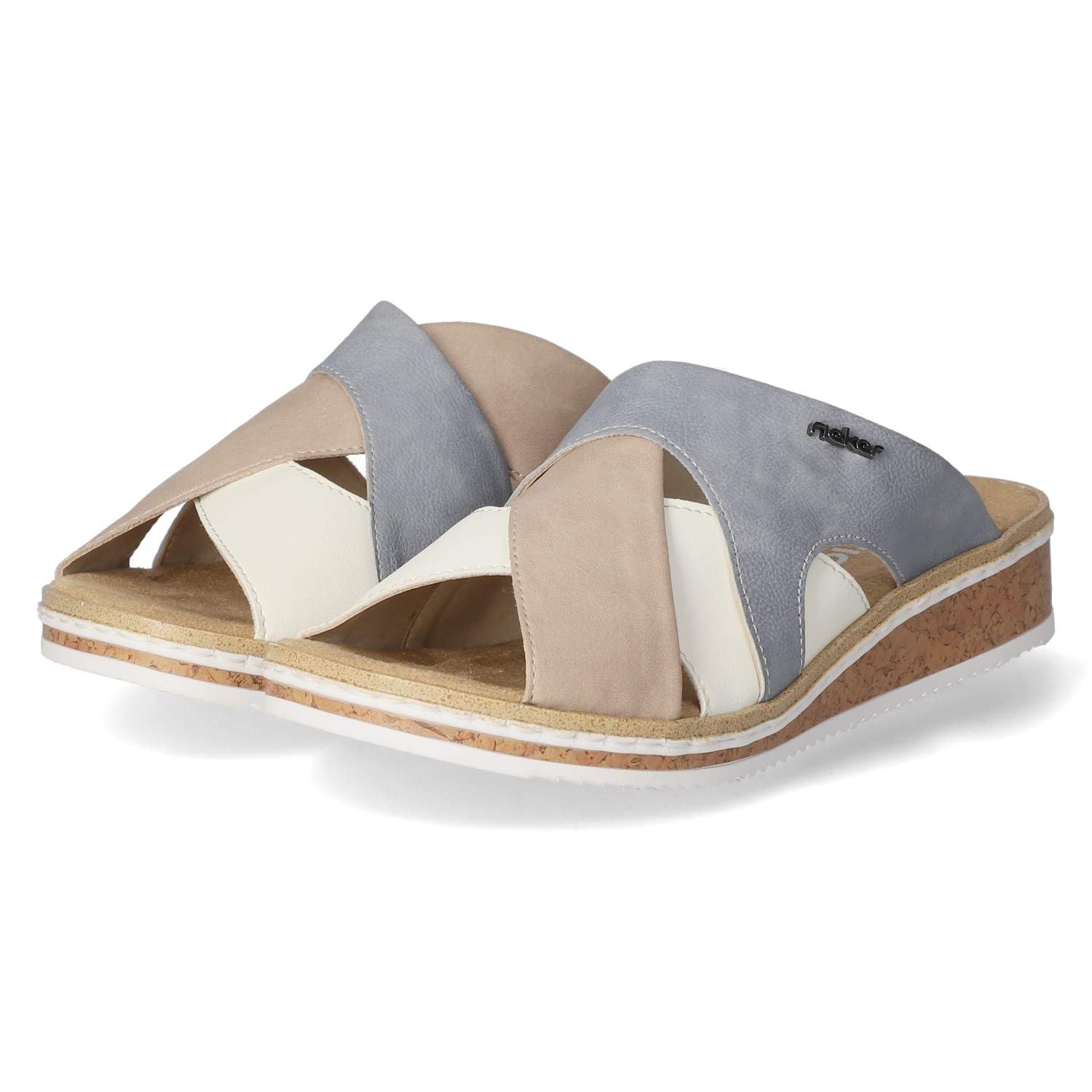 Rieker 62968 sandalen voor dames, Meerkleurig, 40 EU